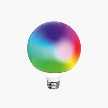 Умная лампа Zetton LED RGBCW Smart Wi-Fi Bulb G120 E27 18Вт ZTSHLBRGBCWE273RU (коробка)