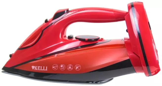 Утюг электрический с керамическим покрытием Красный KELLI KL-1650К