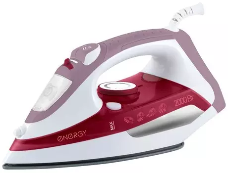 Утюг Energy EN-314 красный/белый
