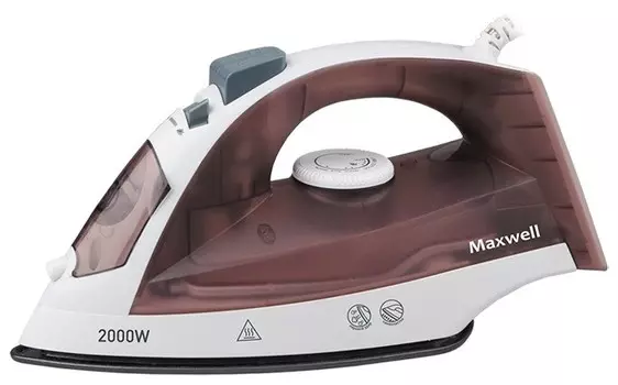 Утюг Maxwell MW-3049 коричневый/белый