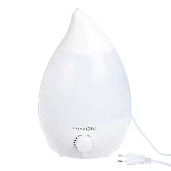 Увлажнитель воздуха LuazON LHU-04, ультразвуковой, 2 л, 18 Вт, белый