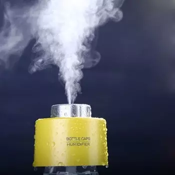 Увлажнитель воздуха на бутылку от USB, Желтый
