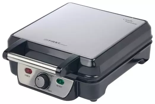 Вафельница FIRST AUSTRIA FA-5305-3 Black, серебристый/черный