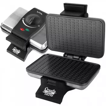 Вафельница VAIL VL-5252 мощность 1000 Вт прямоугольная 220*137 мм