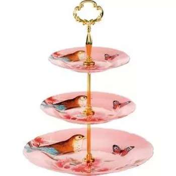 Ваза для фруктов Bekker BK-7509, розовый