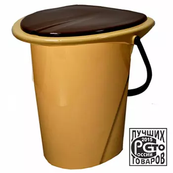 Ведро-туалет INGREEN ING30001FБЖ17 л бежевый