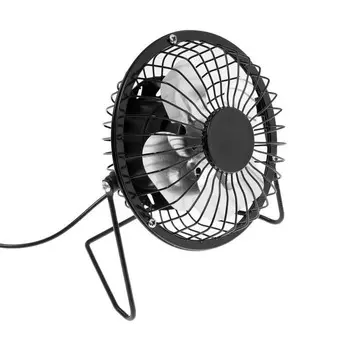 Вентилятор LuazON LOF-05, настольный, 2.5 Вт, 12 см, металл, черный 3937502