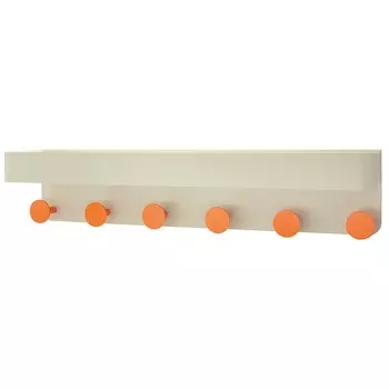 Вешалка Oval, 12х60х13 см, кремовая