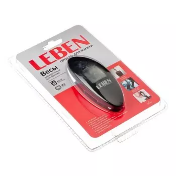 Весы для багажа электронные - Leben, пластик, максимальная нагрузка 40кг