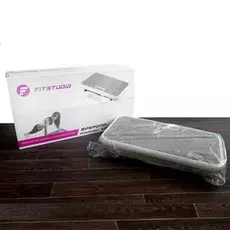 Виброплатформа с эспандерами Fitstudio PowerfulStep