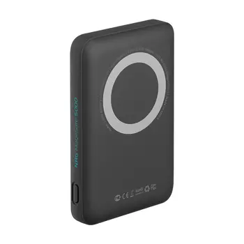 Внешний АКБ NRG MageSafe 5000 mAh, 2A, Qi 5W, черный, Deppa