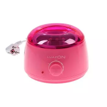 Воскоплав баночный электрический LuazON, 400 гр, розовый