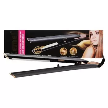Выпрямитель-утюжок для волос с керамической поверхностью, быстрым нагревом и турмалином Kemei KM-1705