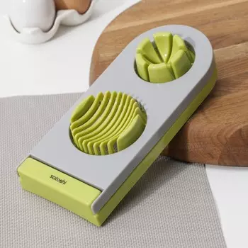 Яйцерезка Малибу, 2 вида нарезки, цвет микс