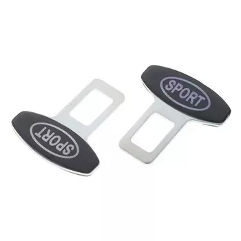 Заглушка замка ремня безопасности Nova Bright, металлическая, набор 2 шт.