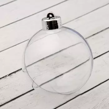 Заготовка-подвеска, раздельные части - Шар со съёмной пуцкой, 8 см