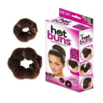 Заколки для объемных причесок Hot Buns, Светлые волосы