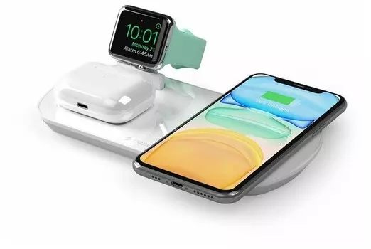 Зарядная док станция беспроводная для Apple Watch / iPhone / AirPods 3-в-1, 17,5 Вт