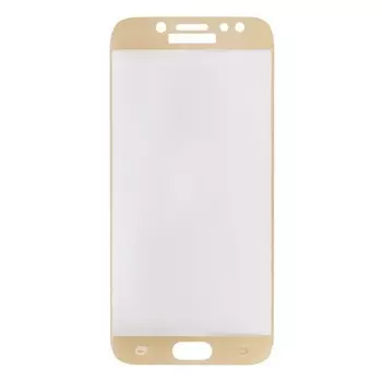 Защитное стекло «LP» для Samsung Galaxy J7 2017 Tempered Glass 0,33 мм, 2,5D 9H (золотая рамка)