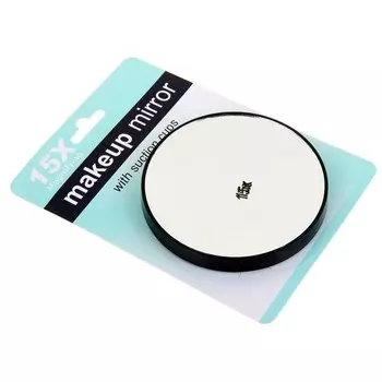 Зеркало для макияжа на присосках, увелич. х15