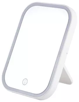 Зеркало косметическое настольное Energy EN-703 с подсветкой белый