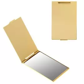 Зеркало прямоугольное 5 х 8,5 см, Золотое