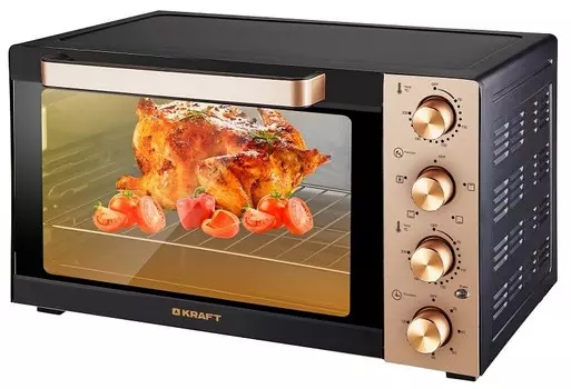 Жарочный шкаф Kraft KF-MO 3505 KGL (золотой)