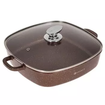 Жаровня со стеклянной крышкой ZEIDAN Z-50313 – 4,5 л