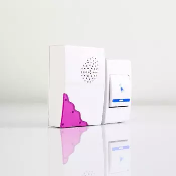 Звонок LuazON LZDV-02, беспроводной, 2хAА (не в комплекте), LR23A, микс