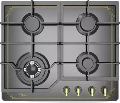 Газовая варочная поверхность Midea Q402GFD-AN