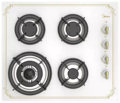 Газовая варочная поверхность Midea Q408GFD-RW
