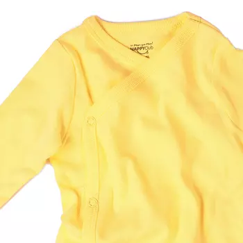 Боди-кимоно с длинным рукавом (антицарапками), цвет - Солнечный зайчик