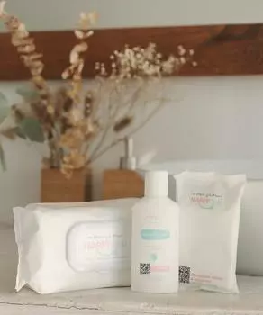 Подарочный набор антисептик и салфетки