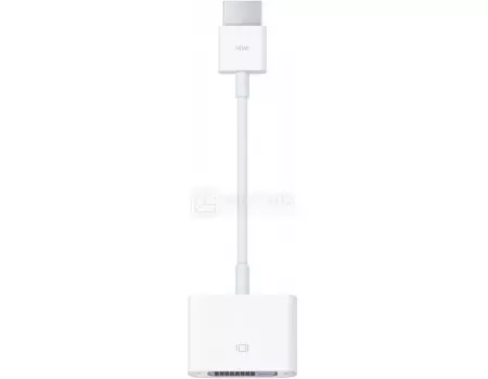 Адаптер Apple HDMI to DVI Adapter Cable, Белый, MJVU2ZM/A
