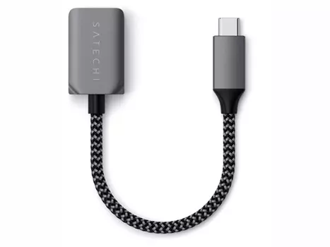 Переходник (адаптер) Satechi USB Type-C to USB 3.0 Adapter, Серый, ST-UCATCM