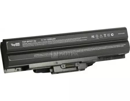 Аккумулятор TopON TOP-BPS21-NOCD 11,1V 5200mAh PN: VGP-BPS13 VGP-BPS21 VGP-BPL13 VGP-BPL21