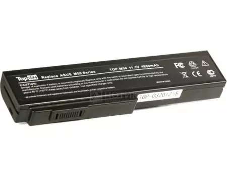Аккумулятор TopON TOP-M50/A32-M50 11.1V 4400mAh для Asus PN: A32-M50 A33-M50 L072051 L0790C6