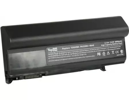 Аккумулятор TopON TOP-PA3356HH 10.8V 8800mAh для Toshiba PN: PA3356U-1BRS PA3356U-1BAS PA3357U-1BRL