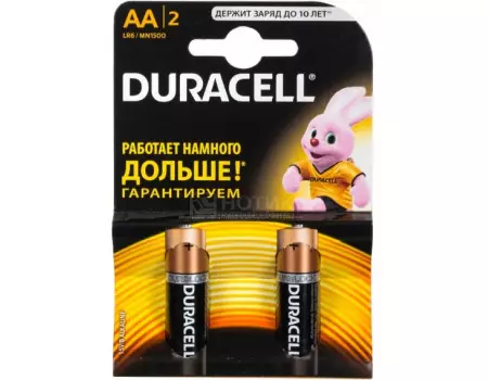 Батарейки Duracell LR6-2BL BASIC AA 2 штуки