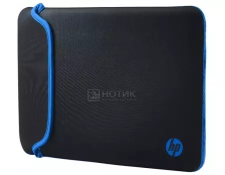 Чехол 14” HP Chroma Sleeve , V5C27AA, Неопрен, Черный/Синий