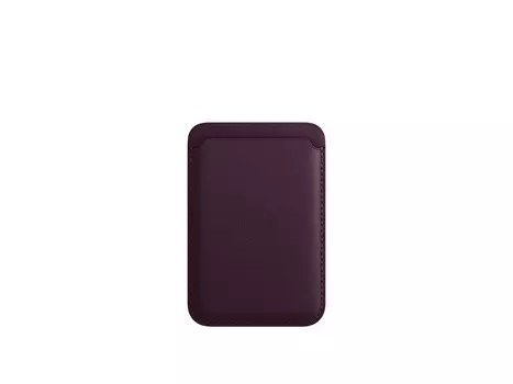 Чехол-бумажник Apple Leather Wallet with MagSafe Dark Cherry для iPhone 13/13 mini/13 Pro/13 Pro Max Кожа, Тёмная вишня MM0T3ZE/A