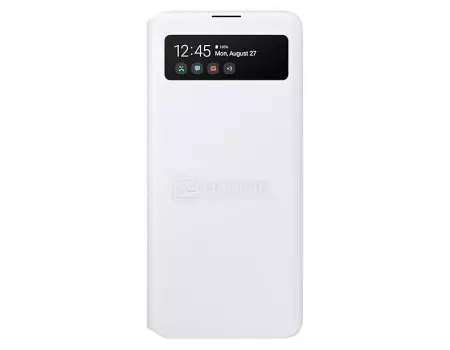 Чехол-книжка Samsung S View Wallet Cover для смартфона Samsung Galaxy A51, Полиуретан/поликарбонат, White, Белый, EF-EA515PWEGRU