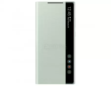 Чехол-книжка Samsung Smart Clear View Cover для смартфона Samsung Galaxy Note20, Поликарбонат/полиуретан, Мятный, EF-ZN980CMEGRU