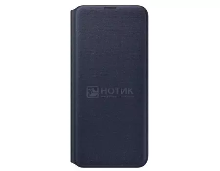 Чехол-книжка Samsung Wallet Cover для смартфона Samsung Galaxy A20 , Полиуретан/Поликарбонат, Black, Черный, EF-WA205PBEGRU