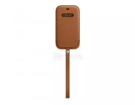 Чехол-конверт Apple Leather Sleeve with MagSafe Saddle Brown для iPhone 12 Pro Max MHYG3ZE/A, Кожа, Коричневый