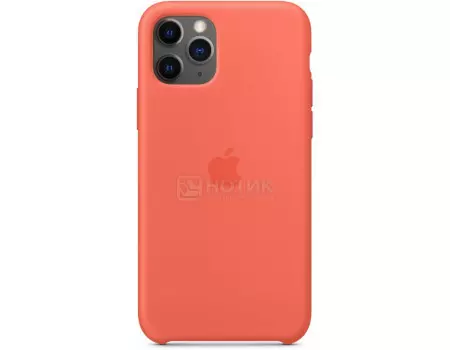Чехол-накладка Apple Silicone Case Clementine для iPhone 11 Pro MWYQ2ZM/A, Силикон, Оранжевый