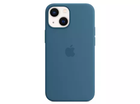 Чехол-накладка Apple Silicone Case with MagSafe Blue Jay для iPhone 13 mini Силикон, Полярная лазурь MM1Y3ZE/A
