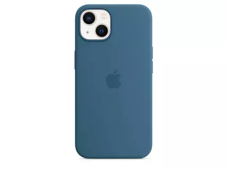Чехол-накладка Apple Silicone Case with MagSafe Blue Jay для iPhone 13 Силикон, Полярная лазурь MM273ZE/A