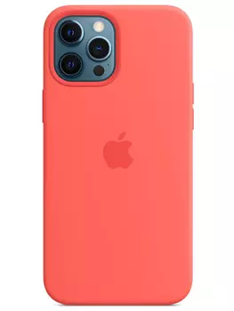 Чехол-накладка Apple Silicone Case with MagSafe Pink Citrus для iPhone 12 Pro Max MHL93ZE/A, Силикон, Розовый