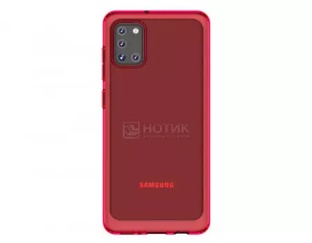 Чехол-накладка Araree M Cover для смартфона Samsung Galaxy M31, Термополиуретан, Red, Красный, GP-FPM315KDARR